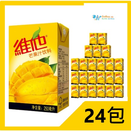 gobuy-vmart-1001 維他芒果汁250ml x24包