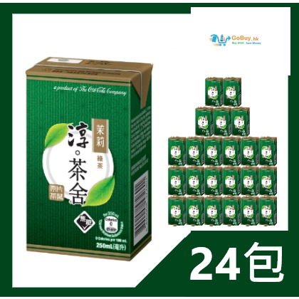 gobuy-vmart-1030 淳。茶舍 茉莉綠茶(無糖) 250ml x24包