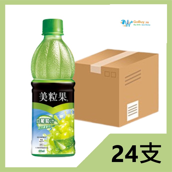 gobuy-vmart-10447 美粒果 蘆薈粒青提子汁 420ml x24支