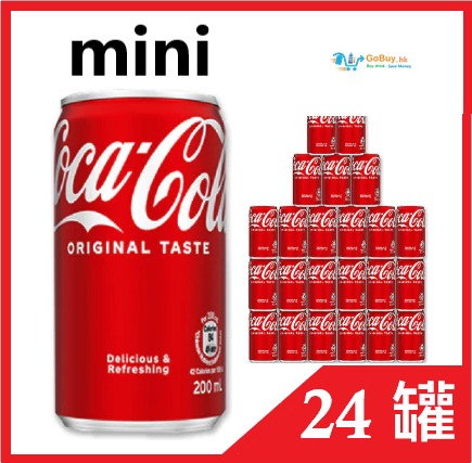 gobuy-vmart-1351 可口可樂mini 200ml x 24罐
