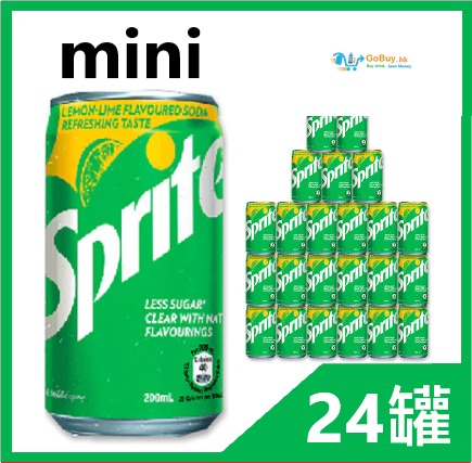gobuy-vmart-1355 雪碧mini 200ml x 24罐