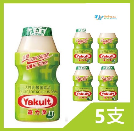 gobuy-vmart-1362 益力多 – LT 活性乳酸菌飲品 – 低糖高纖 (冷凍) x 5支