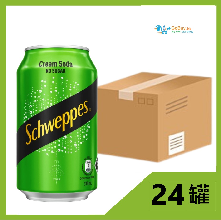 gobuy-vmart-18375 玉泉零系無糖忌廉330ml x24罐