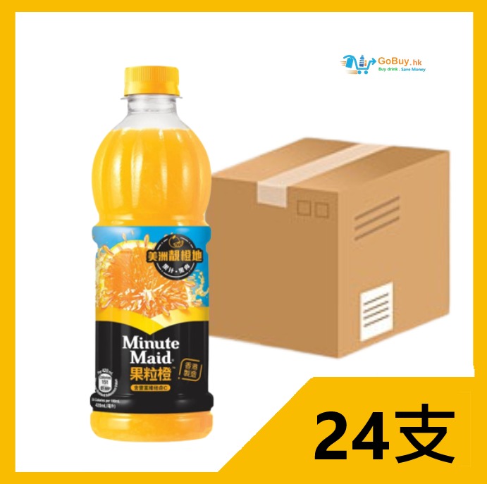 gobuy-vmart-2633 美粒果 橙汁420ml x 24支