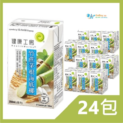 gobuy-vmart-3048 健康工房 竹蔗茅根海底椰 250ml x 24包