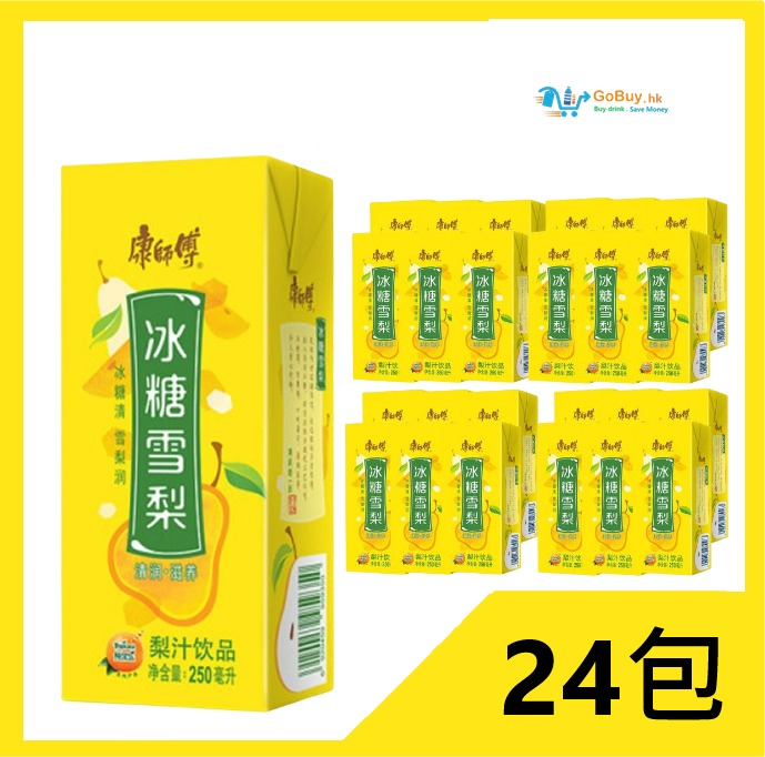 gobuy-vmart-5648 康師傅 冰糖雪梨250ml x 24包