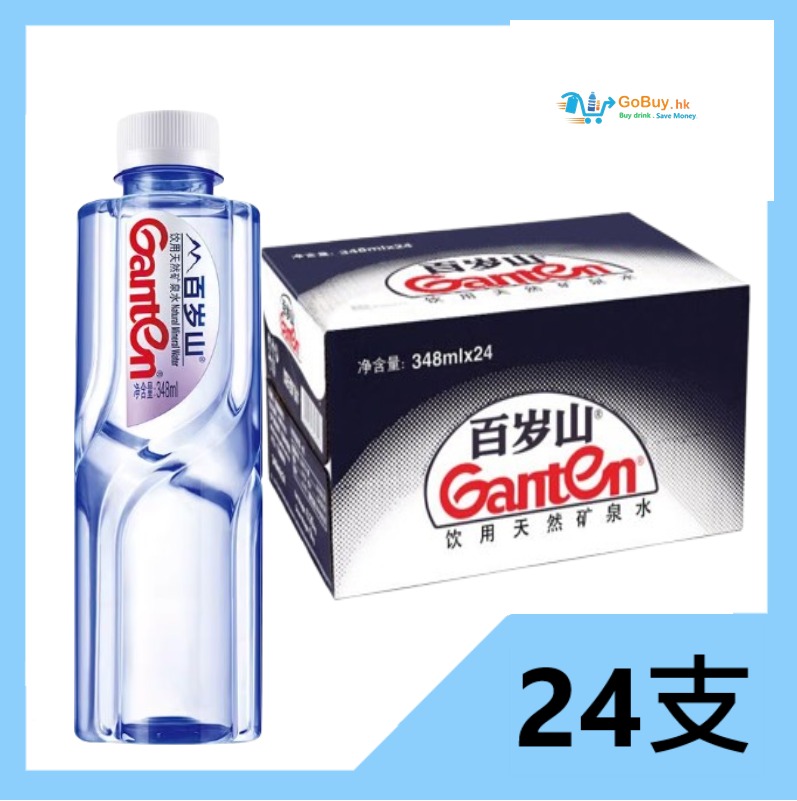 gobuy-vmart-57616 景田 百歲山天然礦泉水348ml x 24支