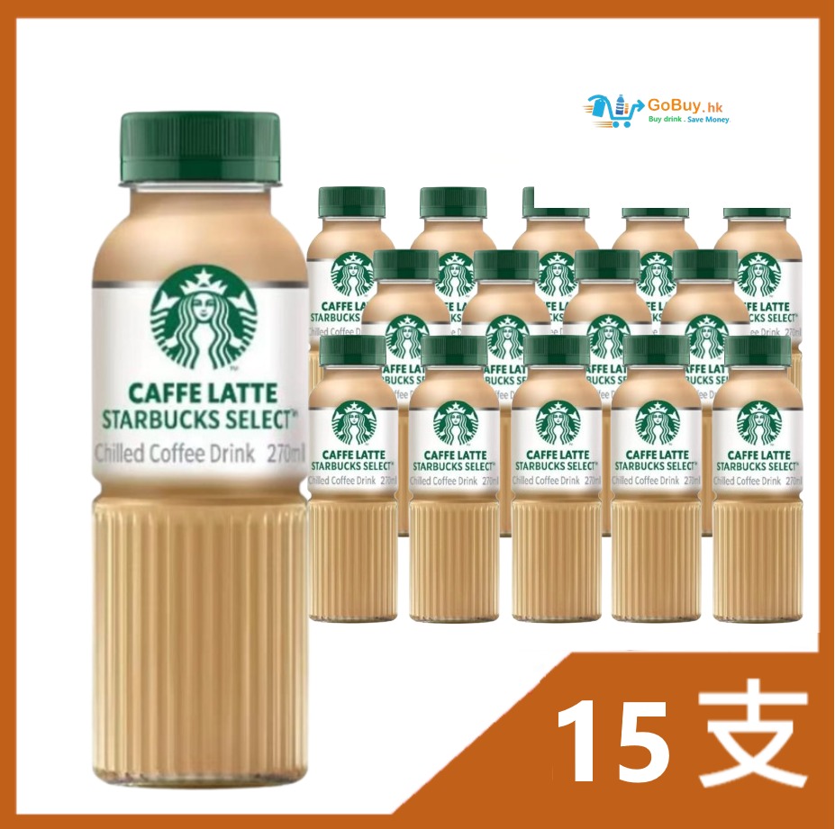 gobuy-vmart-60075 星巴克 拿鐵咖啡 270ml x 15支