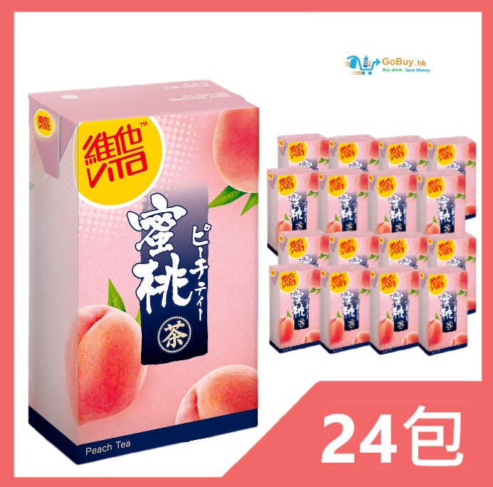 gobuy-vmart-6350 維他日式蜜桃茶250ml x 24包